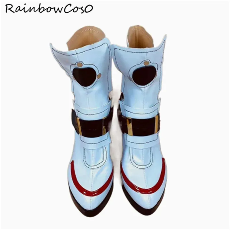 أحذية César King Zenless Zone Zero التأثيرية أحذية لعبة أنيمي حفلة الهالوين RainbowCos0 W4361