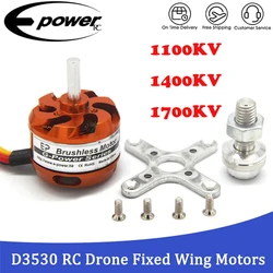NEW Good Sale D3530 3530 1100KV 1400KV 1700KV Brushless Motor Parts For RC Multicopters Aircraft Fixed-wing Toys Accessorys