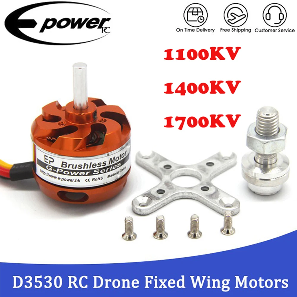 NEW Good Sale D3530 3530 1100KV 1400KV 1700KV Brushless Motor Parts For RC Multicopters Aircraft Fixed-wing Toys Accessorys