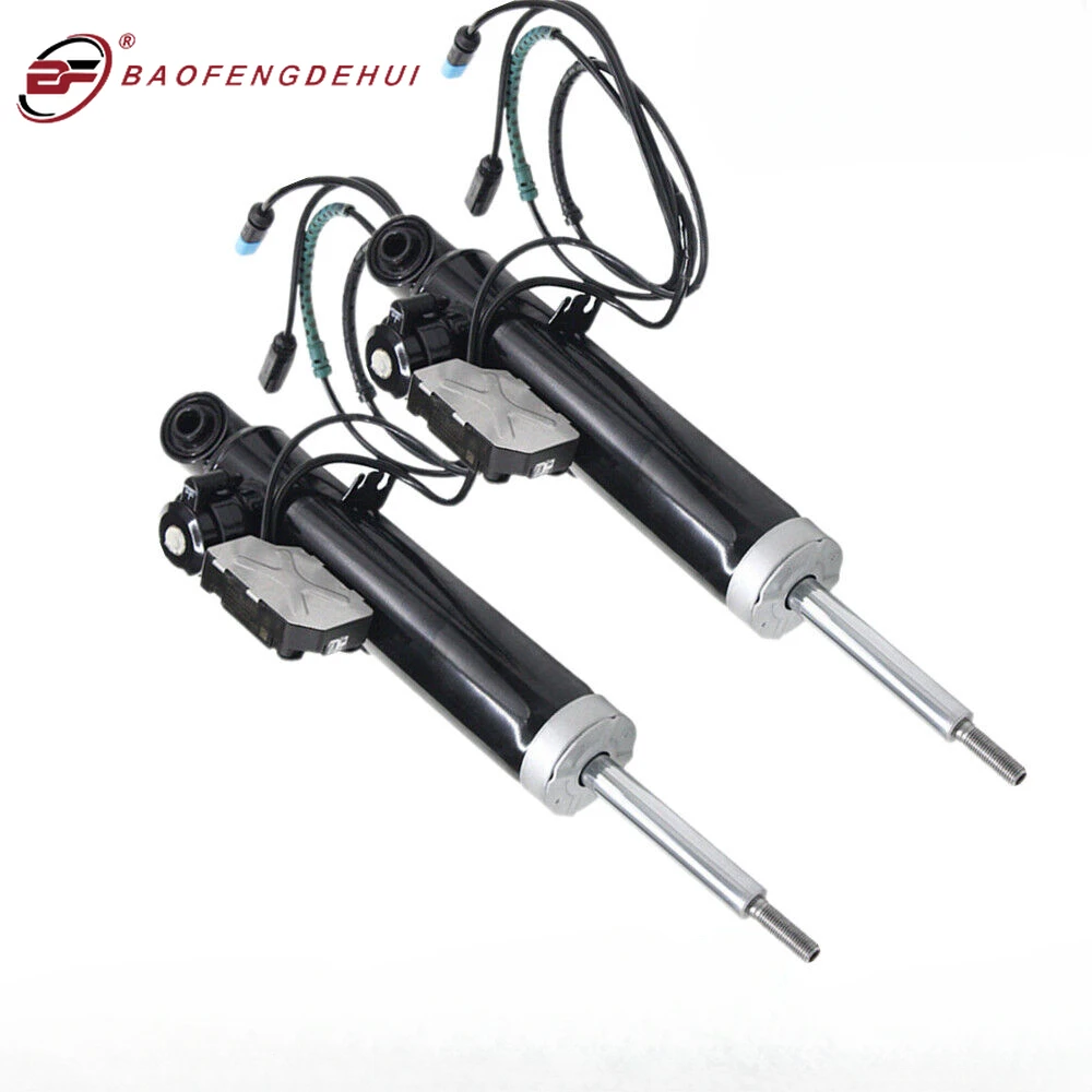 2PCS Rear Left Right Shock Absorbers Struts with EDC Module Electric Sensor For BMW X6 E71 2008-2014 37126794549 37126794550