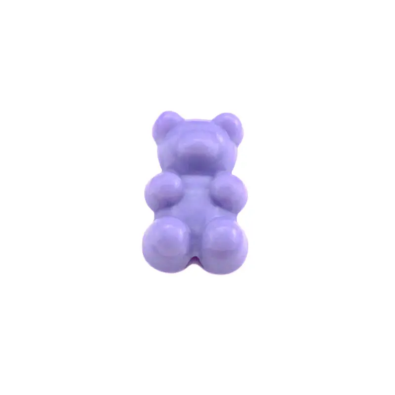 25/50/75Pcs Acrylic Bear Loose Spacer Beads For Crafts Gift Jewelry Bracelet Making DIY Handmade Clothing Accessory Decoration