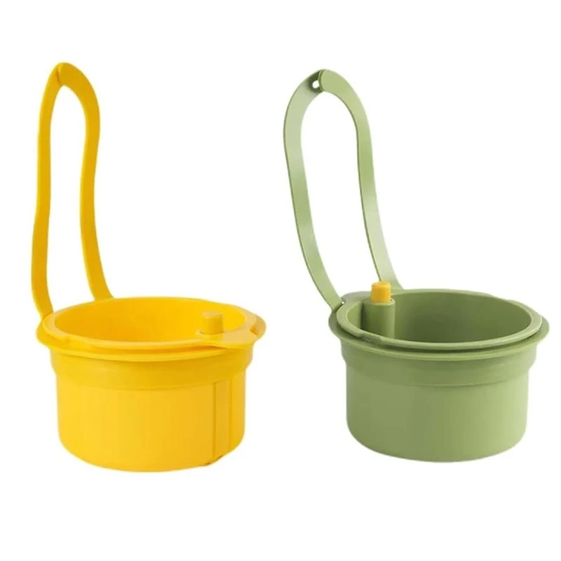 T19C Kitchen Sink Strainer Basket With Automatic Dumping Functionality Faucet Hanging Design Multi-Purpose