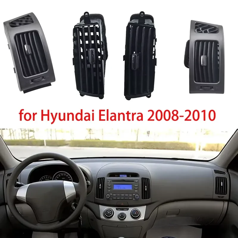 Car AC Air Vent Outlet for Hyundai Elantra 2008 2009 2010 Dashboard Air Conditioning Vents Replacement Interior Trim