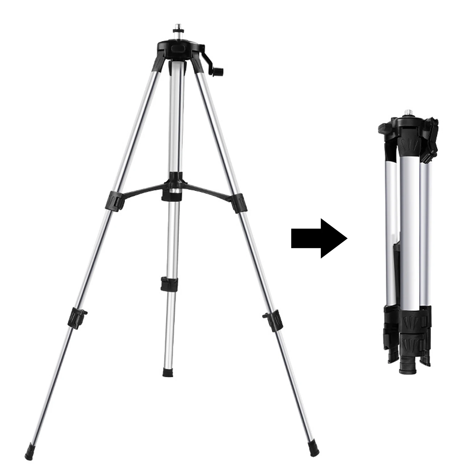 

1.2M/1.5M Laser Level Tripod Adjustable Height Thickened Aluminum Tripod Bracket for Self-Leveling Tripod