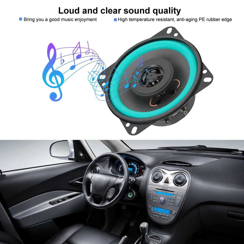 100W Car Tweeter Speaker, High-Temperature Resistant, Loud Clear Sound, Vehicle Audio System, Car Door Installation