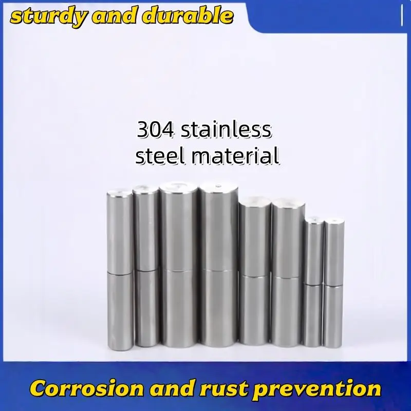 1개 스테인리스 스틸 304/201 용접 도어 샤프트 원통형 힌지 캐비닛 도어 힌지 분리형 도어 샤프트