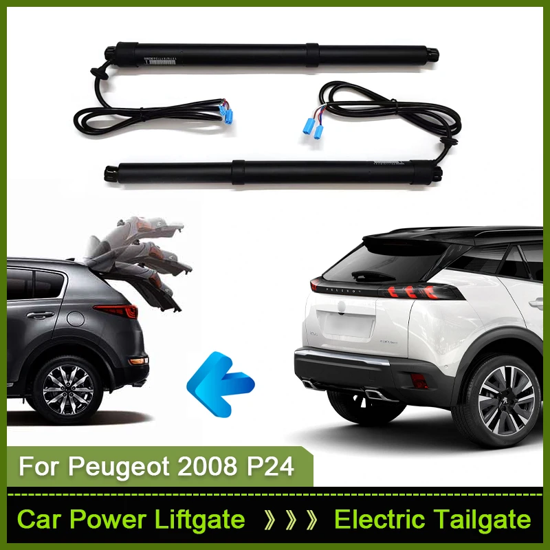 

For Peugeot 2008 P24 2019~2024 Car Electric Tailgate Lift System Kit Auto Tail Gate Opener Automatic Lifting Rear Door for Trunk