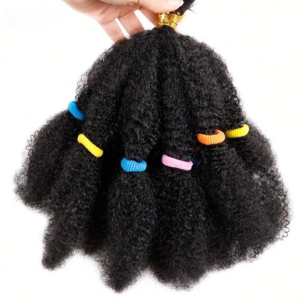 

Afro Kinky Hair Pre Stretched Afro Kinky Twist Hair Braiding Hair Kinky Twist Crochet Braids Synthetic Hair Extensions For Women