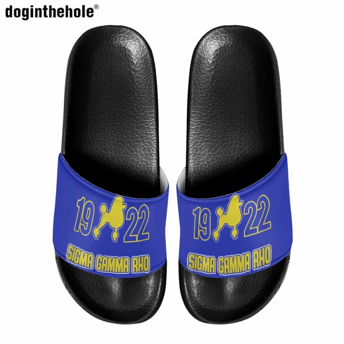 Doginthehole EVA Home Non-slip Slippers for Women Men New Hot Sigma Gamma Rho Sorority Slip On Slippers Beach Wading Sandals