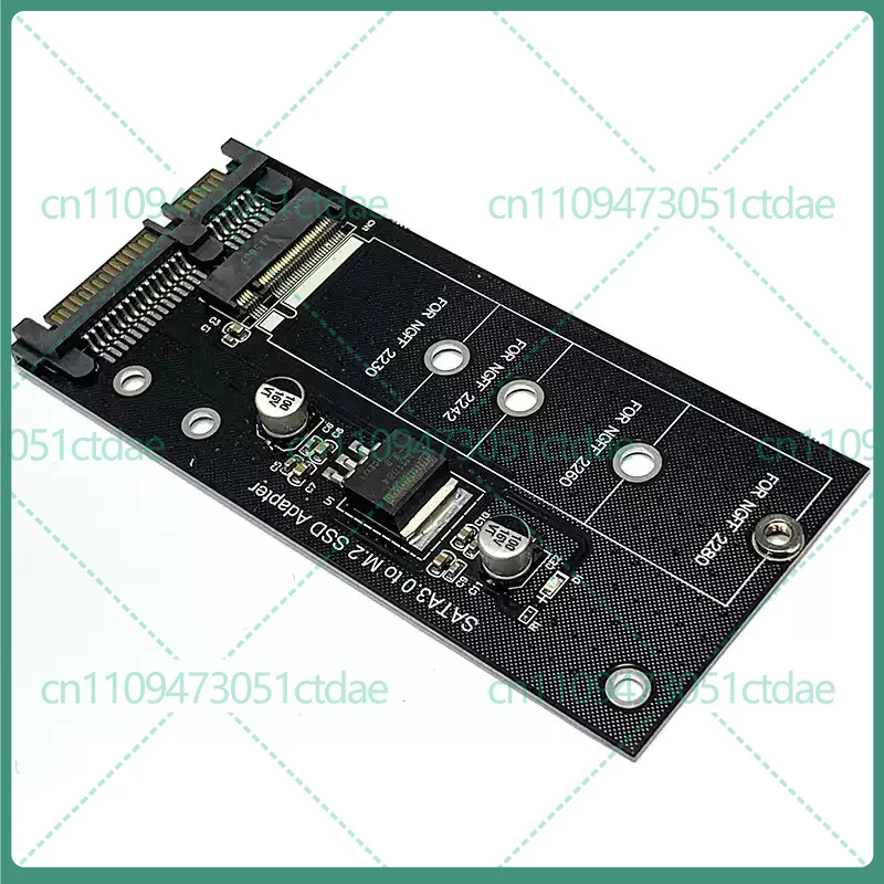 5-25pcs M.2 NGFF SSD To SATA 3 3.0  Adapter Card Converter B B&M Key Protocol Solid State Disk Drive 2230 2280 2242