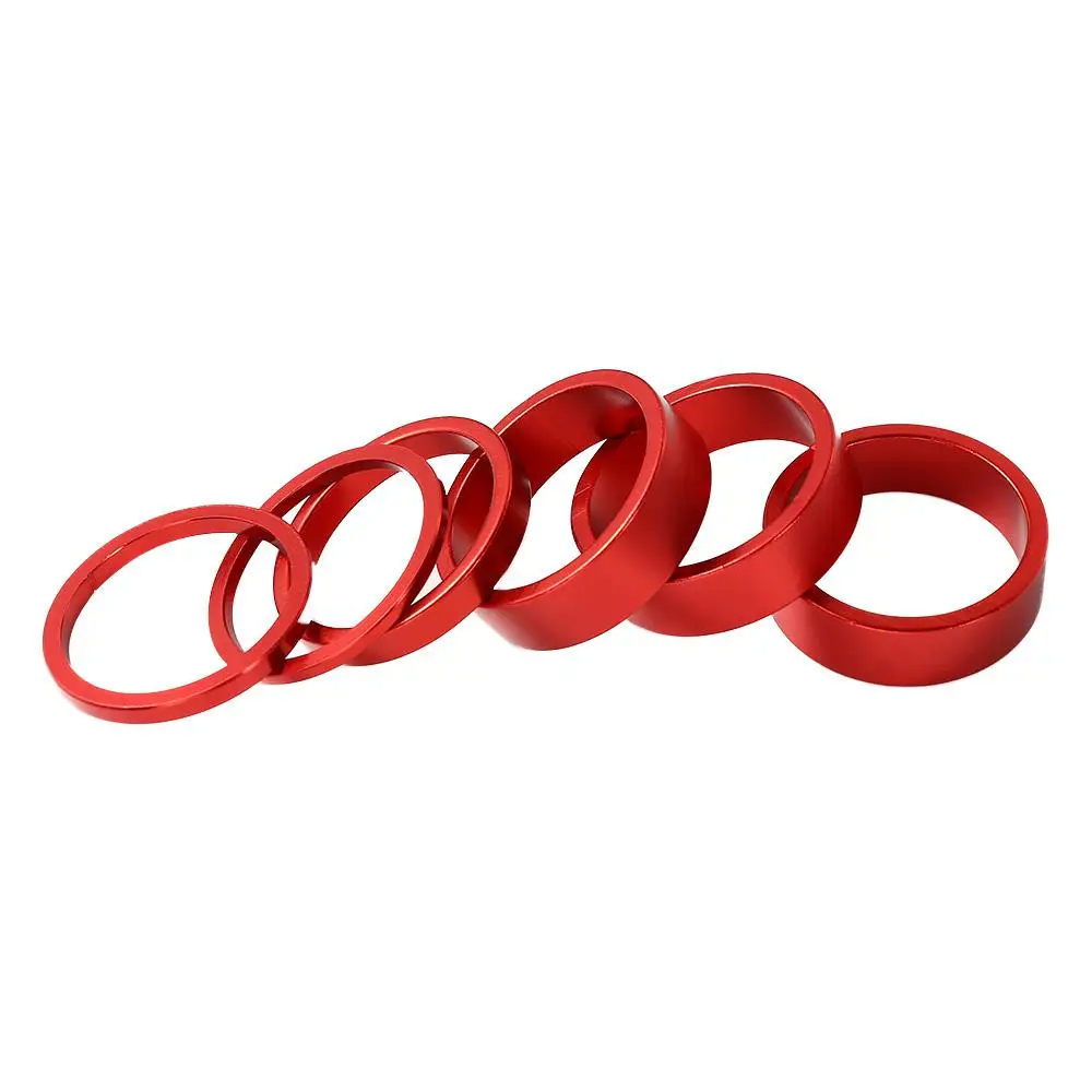 Aluminum Alloy Ring Gasket Headset Riser MTB Road Front Fork Washer Handlebar Spacers Stem Spacers Bike Headset Washer