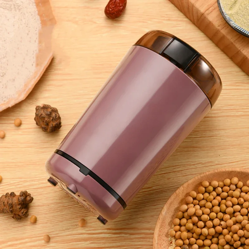 Stainless Steel Nut Electric Coffee Grinder Bean Grain Household Pepper Kitchen Tools Gadgets Dining Bar Home Garden