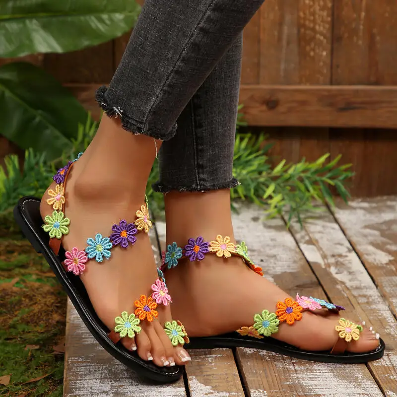 Sandálias Femininas de Verão 2 - Embroidery Designer avaliação e preço