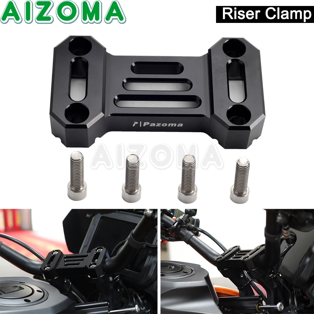 CNC Motorcycle Handlebar Riser Top Clamp Cover Mount Support For Harley Pan America 1250 RA1250 S RA1250S 2021-2024 Accessories