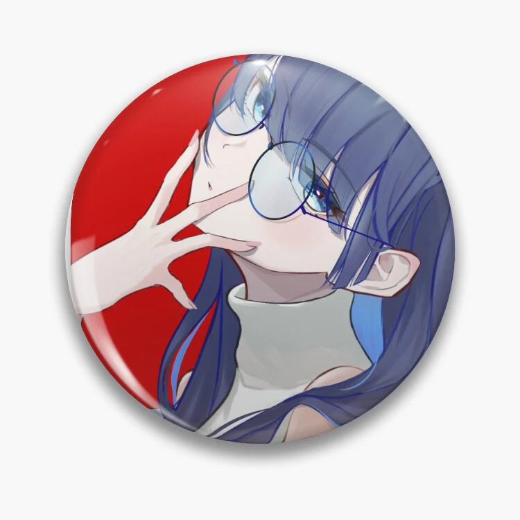 Casual Kronii Anime Brooch Bag Clothing Hat Badge Accessories Jewelry Gifts