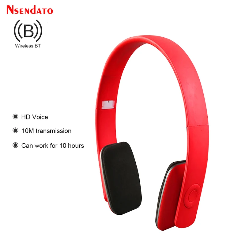 Wireless Headphones Bluetooth 4.2 Noise Cancelling Smart Headset 3.5mm Stereo Audio Handsfree Headphone for Phone Tablet PSPs