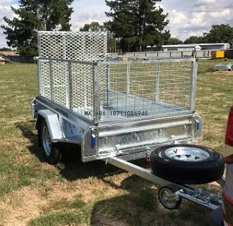 

Прицеп для легковых автомобилей 7x5 8x5, оцинкованный, по австралийскому стандарту, сверхпрочный, полностью сварной