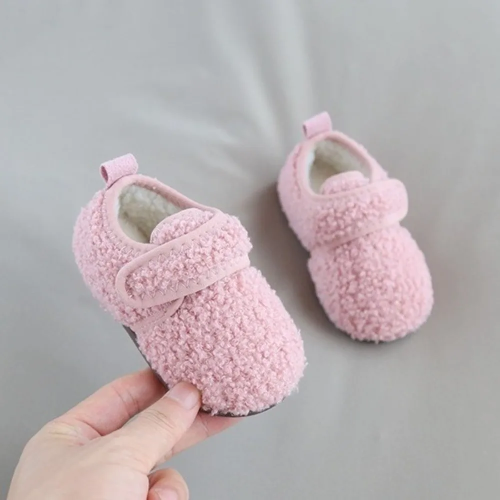 أحذية ثلج شتوية متينة وناعمة ومضادة للانزلاق وبطانة للرضع أحذية شتوية للأطفال الصغار