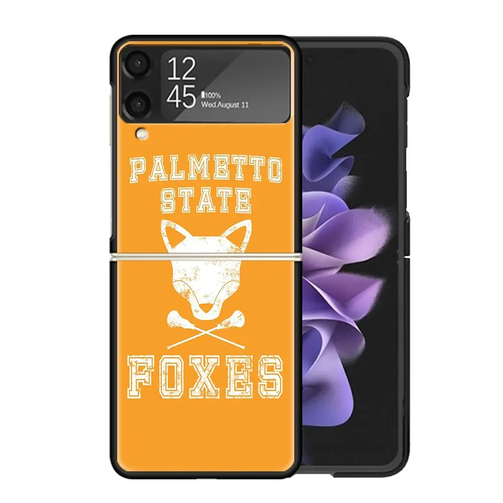 Andreil All For The Game Palmetto State Foxes Phone Case For Samsung Galaxy Z Flip6 Flip4 Flip5 Flip3 Cases Z Flip 6 3 4 5 5G Ba