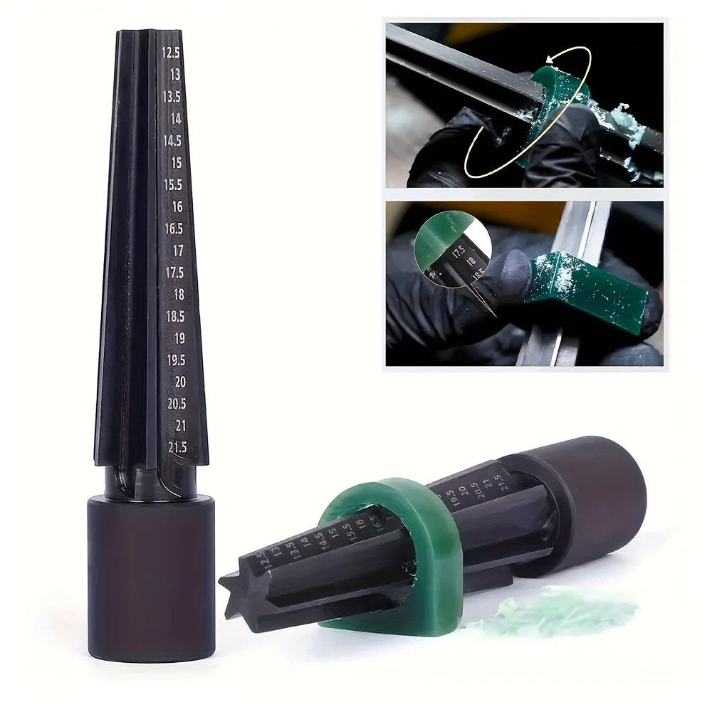 

Precision Wax Tube Sizer and Inner Ring Expander for Jewelry Casting and Carving Manual Wax Ring Mold Gauge Ruler Wax Tool