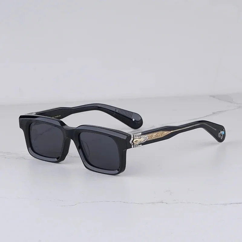 

Солнцезащитные очки BELVEDERE в классическом ретро-стиле, черно-золотые, для мужчин, 2025, модные, люксовые, из толстого ацетата, для мужчин