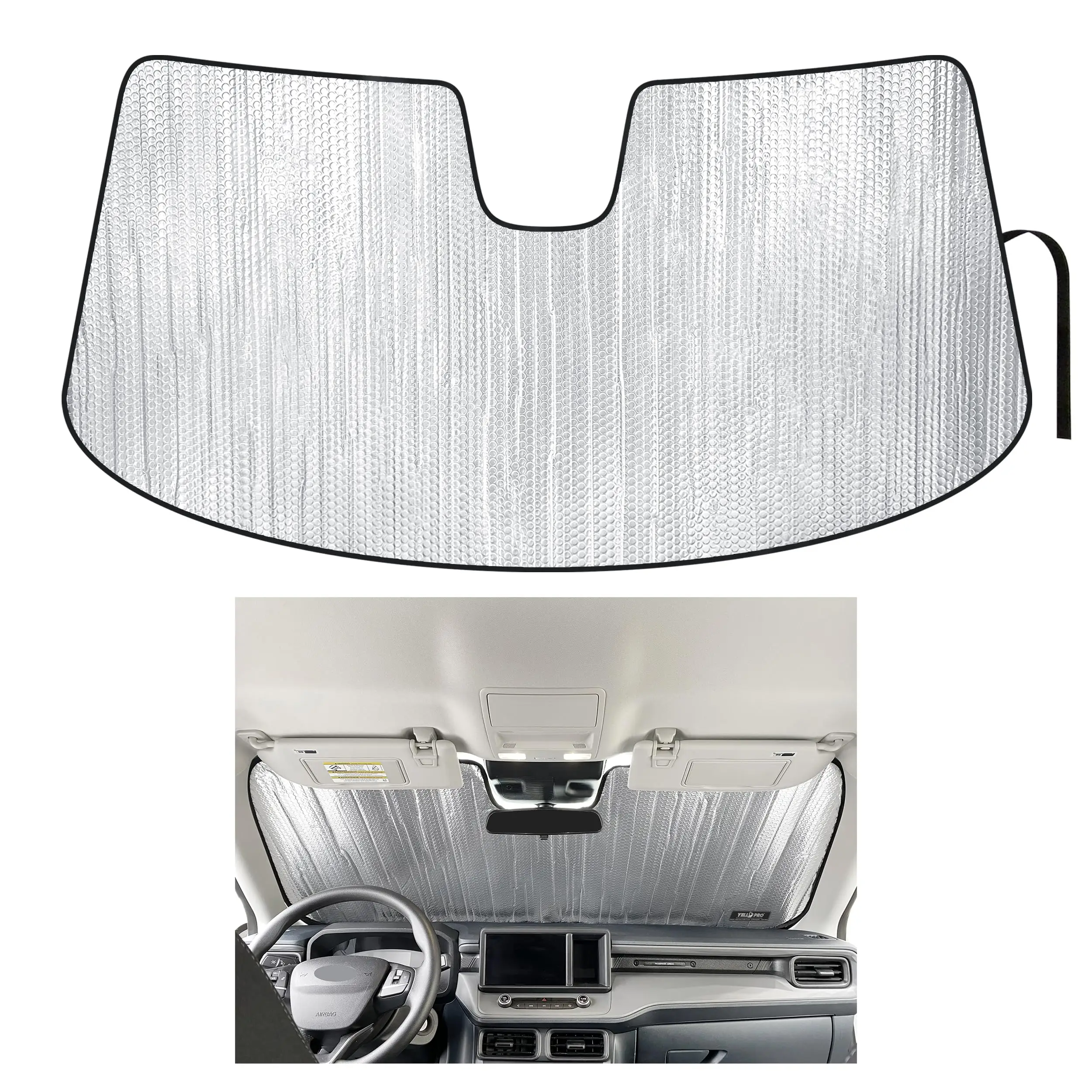 

Custom-Fit Windshield Sun Shade For 2022–2026 Ford Maverick Hybrid XL XLT Lariat UV Protection Accessory
