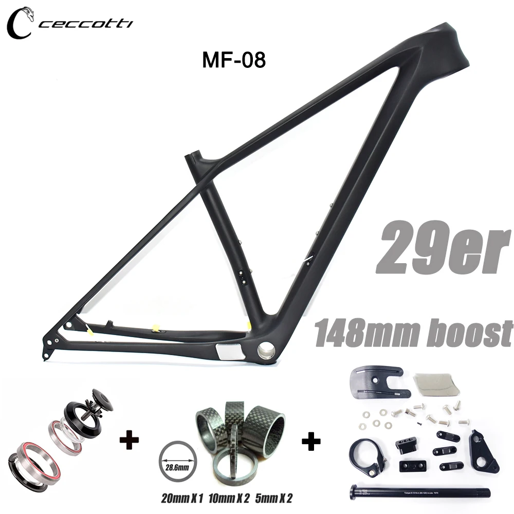 2023 Newest Mountain Bike Carbon Frame T1000 Full Carbon Bicycle Frameset 148 Boost 29er MTB High Quality Factory Price 29 MTB