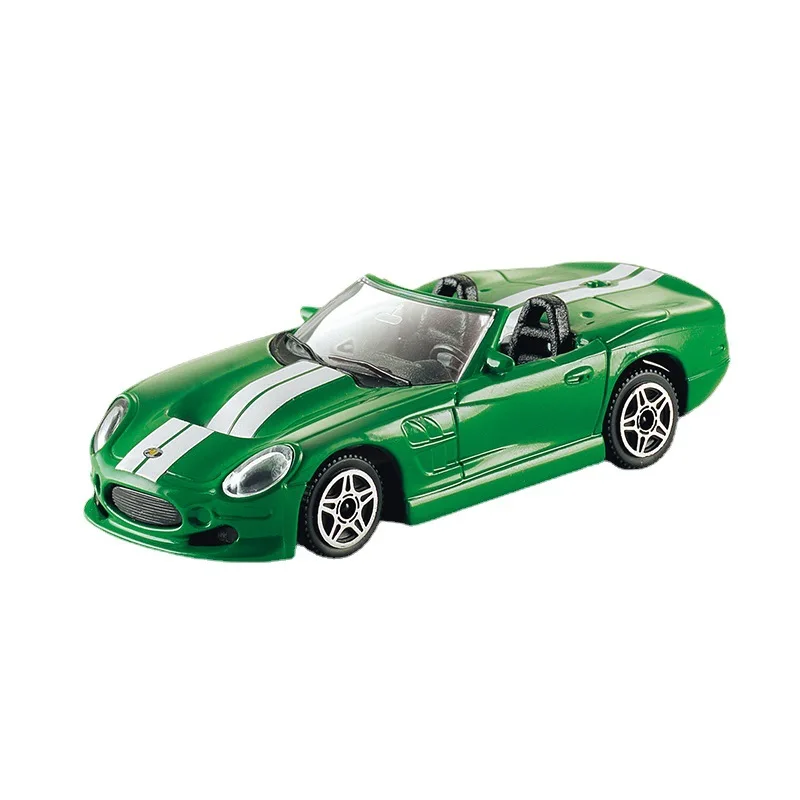 Bruago 1:43 Ford Shelby Series One Green Renault Megane Gold Metal Alloy Car Model Collection Static Ornament Male Toy Gift