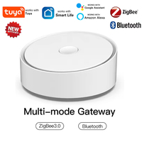 MOES Tuya New Multi-mode Smart Gateway ZigBee3.0 Bluetooth Mesh Hub Work with Smart Life App Voice Control via Alexa Google Home