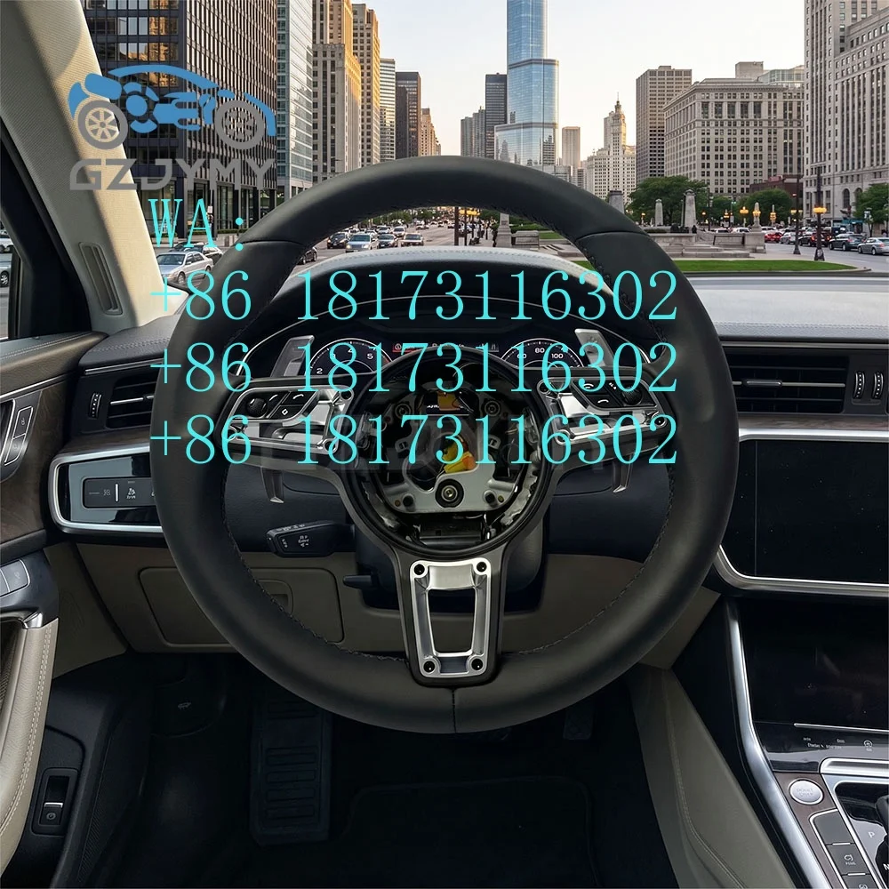Factory Discounts Black Leather Sport Steering Wheel 911 718 918 957 958 970 971 981 991 992 997 Leather Steering Wheel Custom D