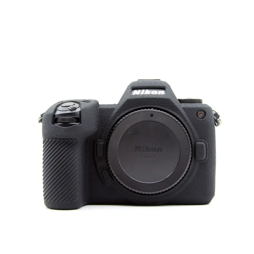 Z6III Litchi Pattern Soft Silicone Armor Camera Body Case for Nikon Z6III Z63 Protective Rubber Cover