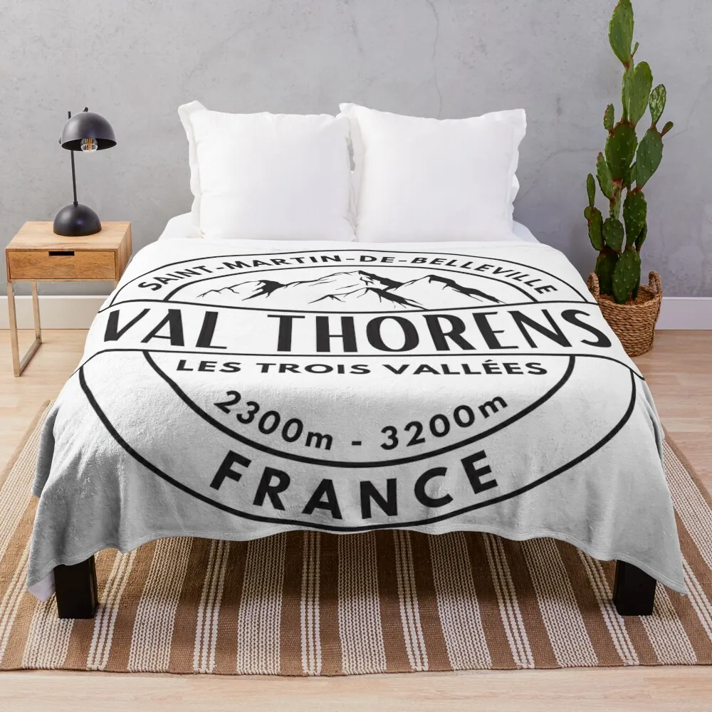 

Val Thorens - Les Trois Vallées - France Throw Blanket Sofas Sofa Quilt for babies anime Blankets