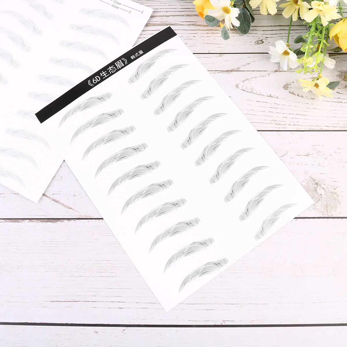 

20Pairs Eyebrow Sticker High Quality Natural Full Brows Instant Transformation No Harm Time Eyebrows Makeup Tools