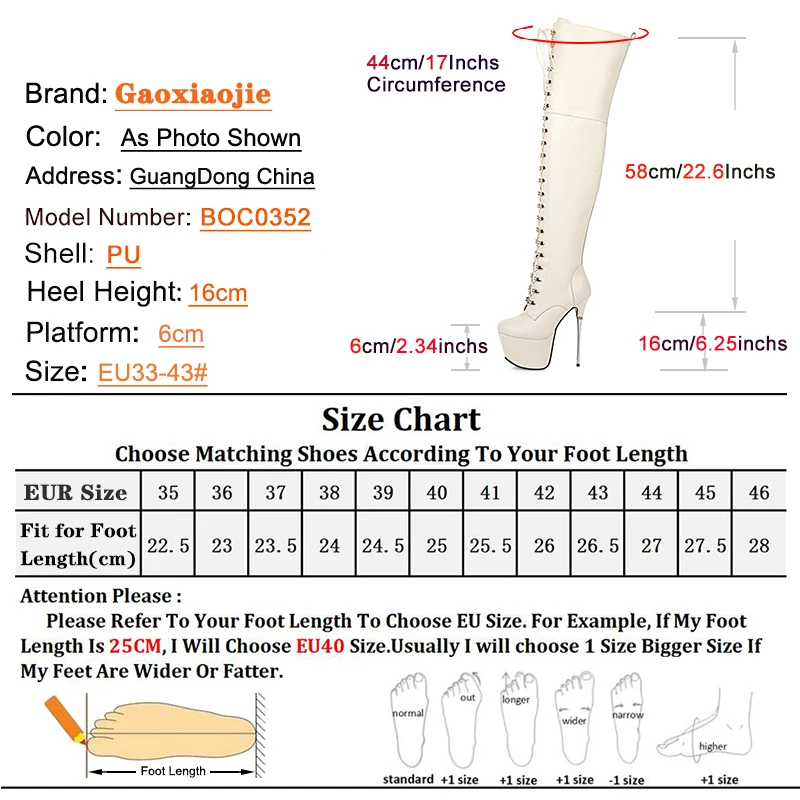 Women Platform Over The Knee Boots 16CM Sexy Striptease High Heels 2023 Winter Strappy Shoes Pole Dancing Long Boots For Woman