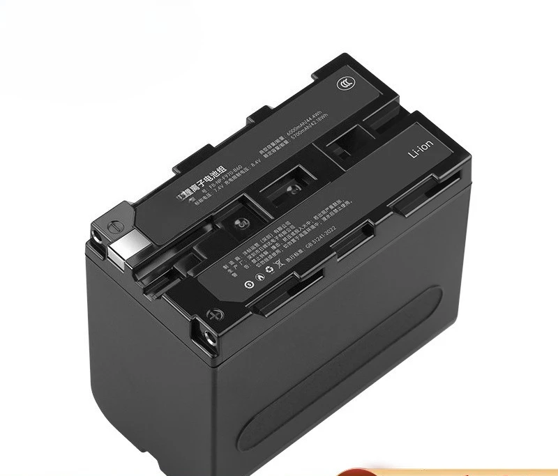 

6000mAh NP-F970 Battery LED Photography Light Monitor Fill Light F970 DC/DV Battery