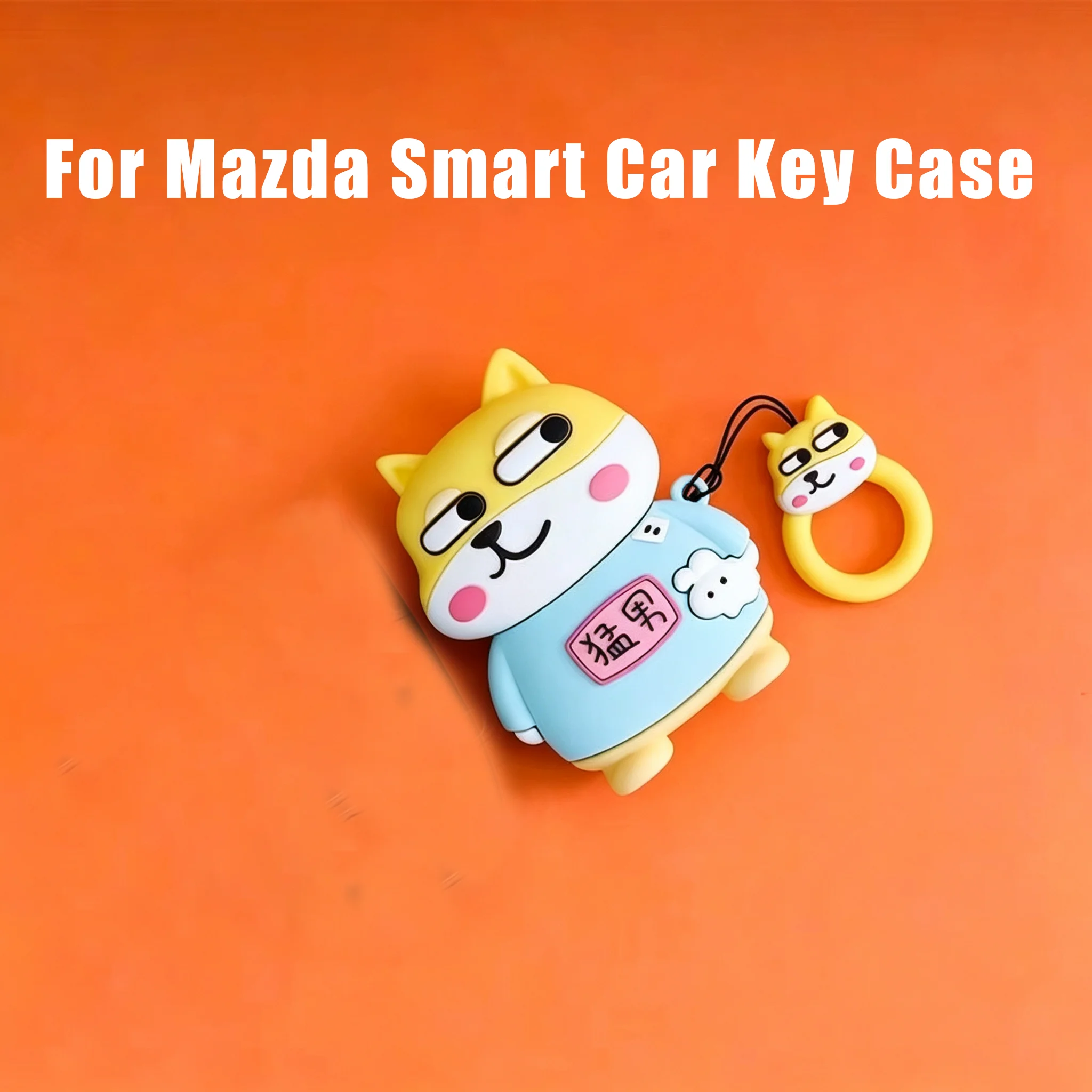 For Mazda Smart Car Key Case Key Cover Key Fob Protector Keychain Shell Key Holder Keyring