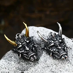 BEIER Updated Designs 316L Stainless Steel Prajna Evil Dragon Head Men Pendant Necklace Punk Animal High Quality Jewelry BP8-508