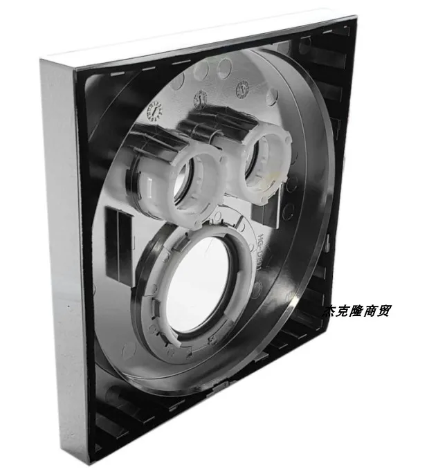 Pancuran tersembunyi dengan penutup lubang penutup dekoratif saluran keluar air 2 arah 15763000