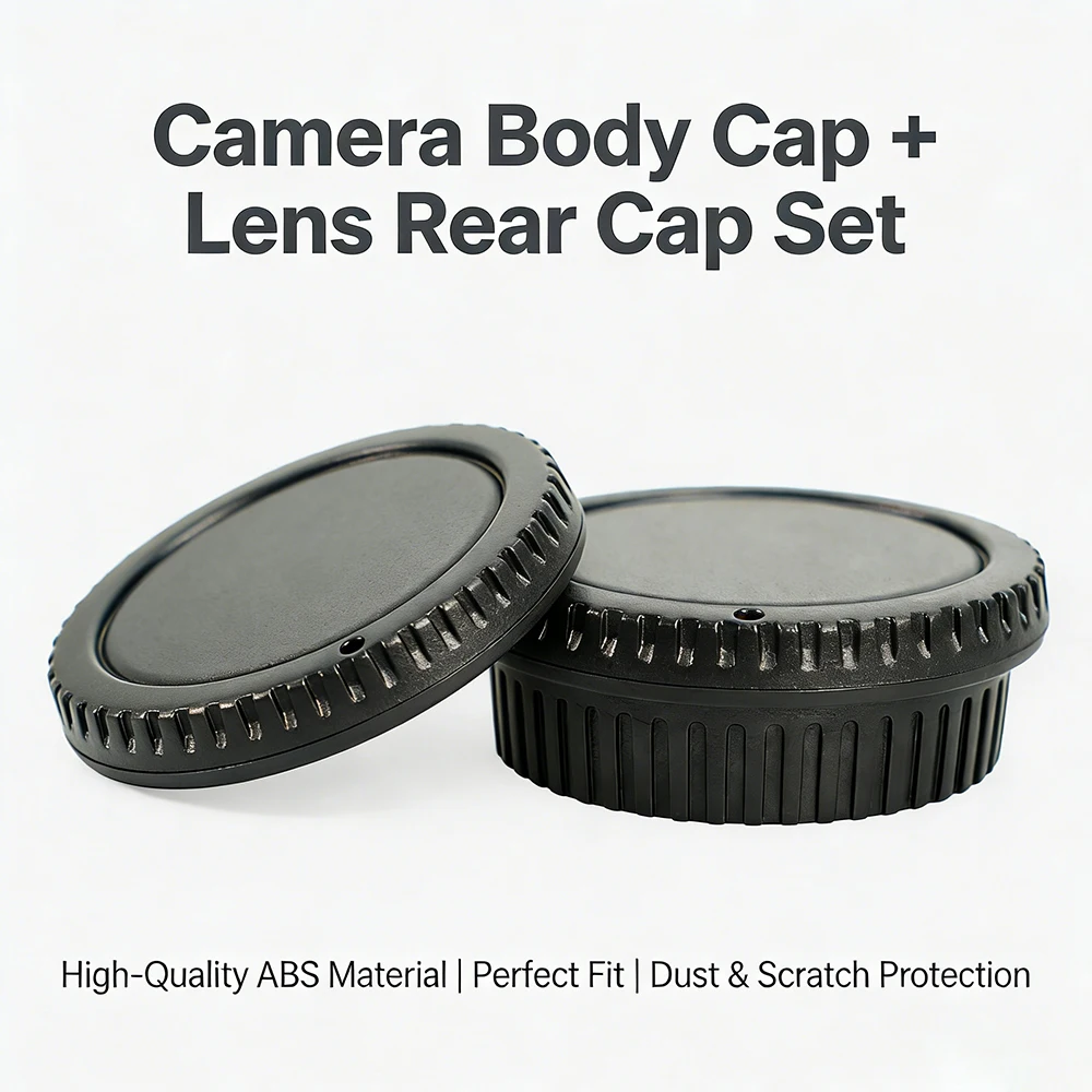 Tapa de Cuerpo de Cámara y Cubierta Trasera de Lente para Canon EOS 5D4 5D3 5D2 6D2 90D 80D 70D 800D 750D 850D 6D 6D2 6D3 7D, Accesorios DSLR