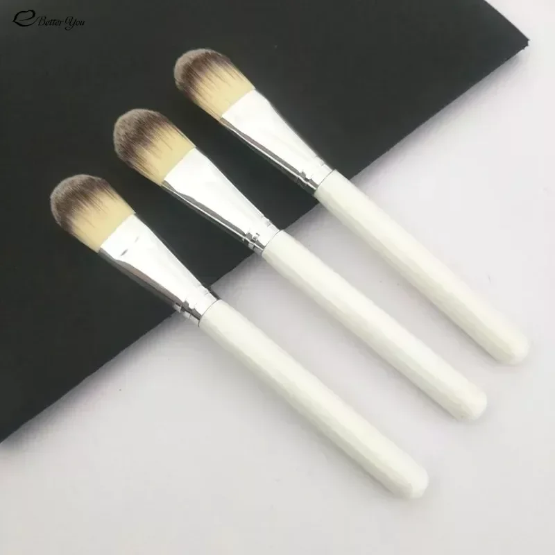 1 brocha para máscara con mango de madera, colorete en polvo húmedo, brocha para base en polvo suelto, brocha de maquillaje de belleza, herramienta de belleza para herramientas de maquillaje