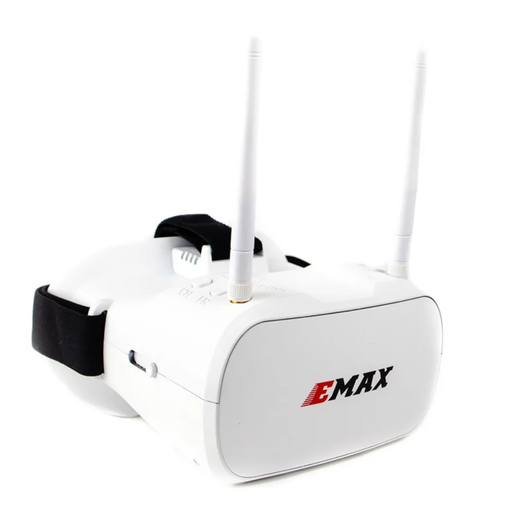 EMAX Tinyhawk 5.8G 48CH FPV Goggles 4.3 Inches 480*320 Video Headset With Dual Antennas 4.2V 1800mAh Battery For RC Drone