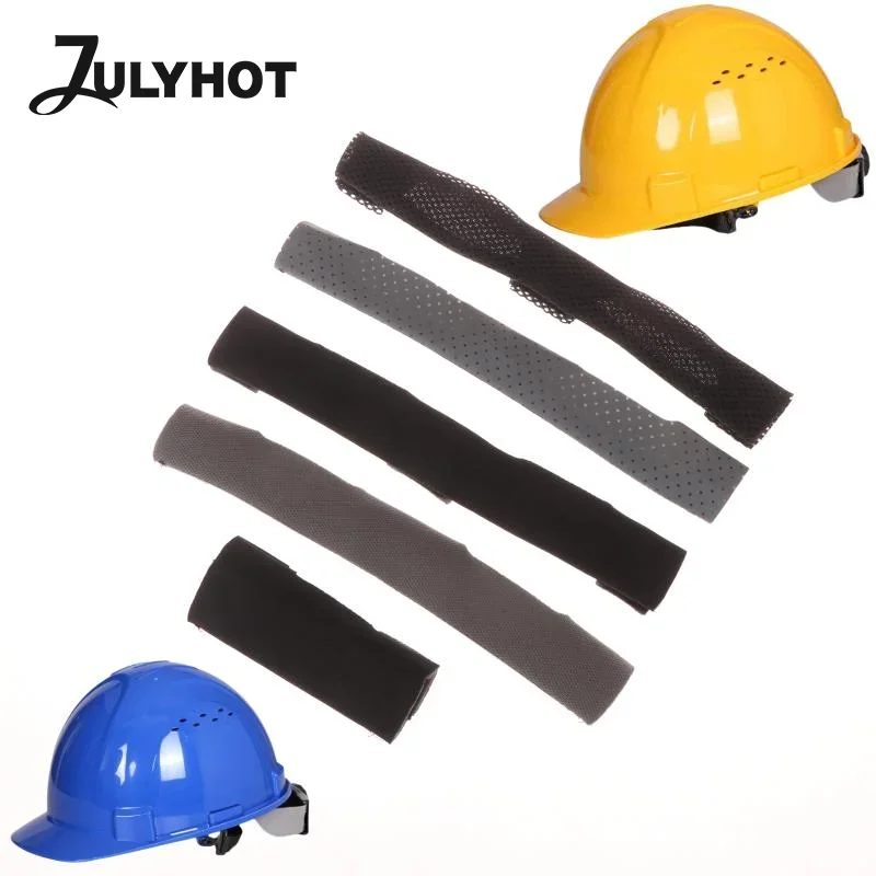1 Piece Hat Antiperspirant Belt Universal Black Grey Hard Hat Sweatband Tool Comforter Pad Helmet Liners Sponge Air Cushion