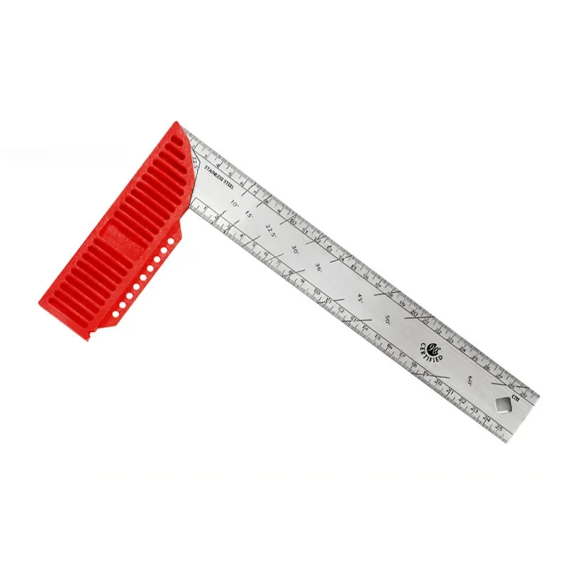 KAPRO – règle rectangulaire multifonction de haute qualité, pour le travail du bois, outil de marquage de lignes épaisses en acier inoxydable à 90 degrés