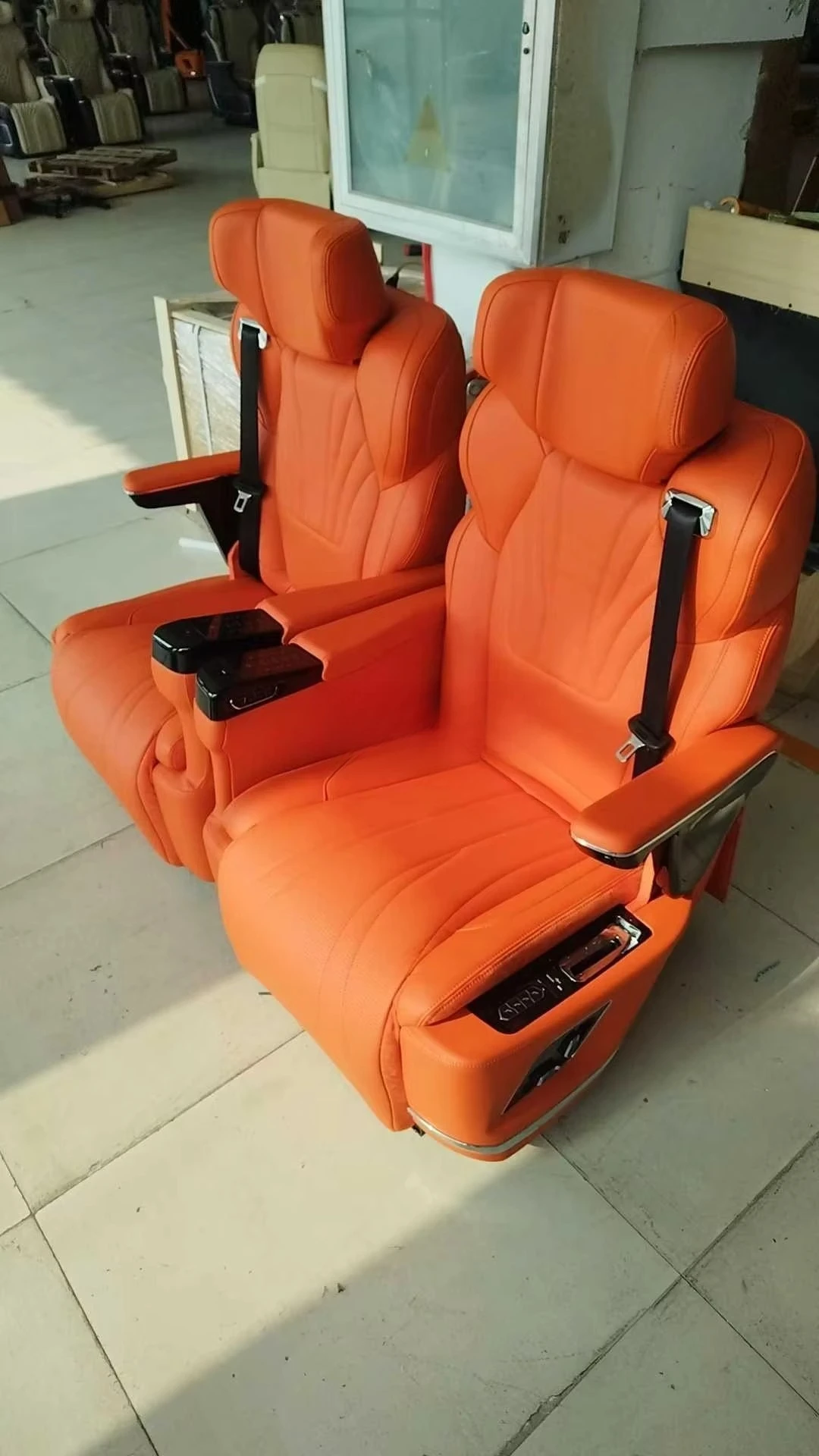 Car VIP MPV Special Airline Seat Luxury Auto Aviation Seat Car Aviation with Small Tray Cup