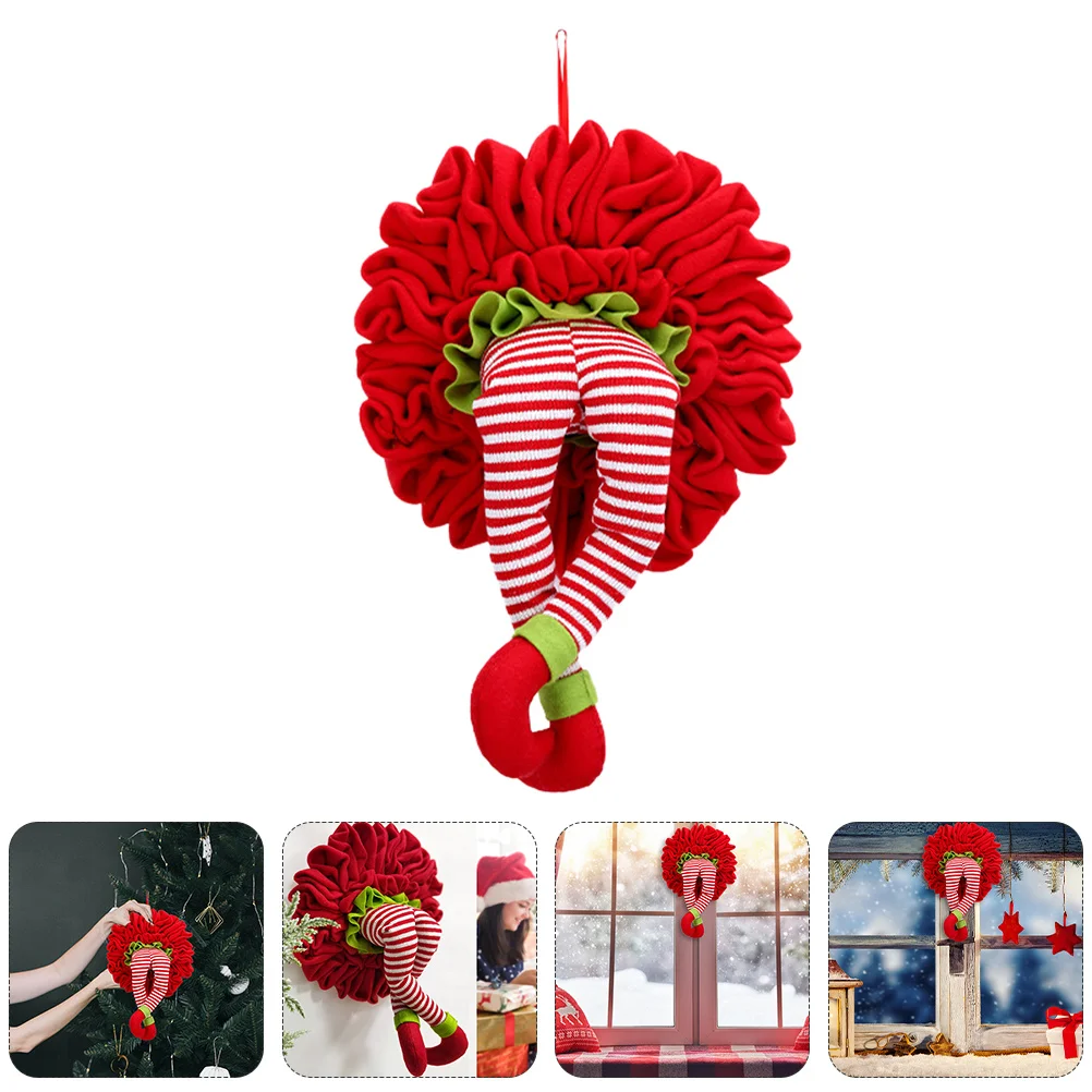 

Christmas Tree Pendant Car Leg Santa Legs Xmas Ornaments Filling Elf Country Fabric Decoration Decorations