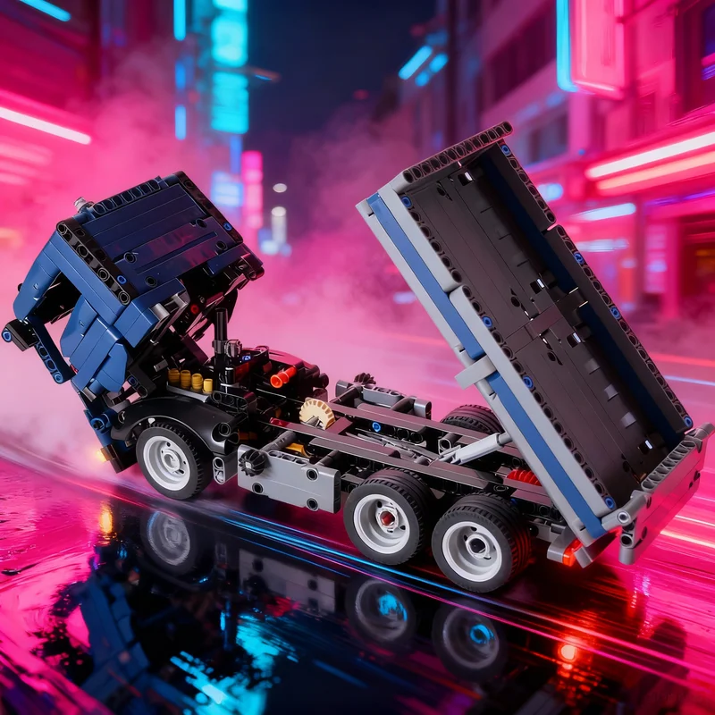 

Набор из 592 деталей MOC: Обновленная техническая модель, конструктор, подарок для самостоятельной сборки, креативный коллекционный предмет, декор для дома и офиса, премиум-игрушка для взрослых и детей