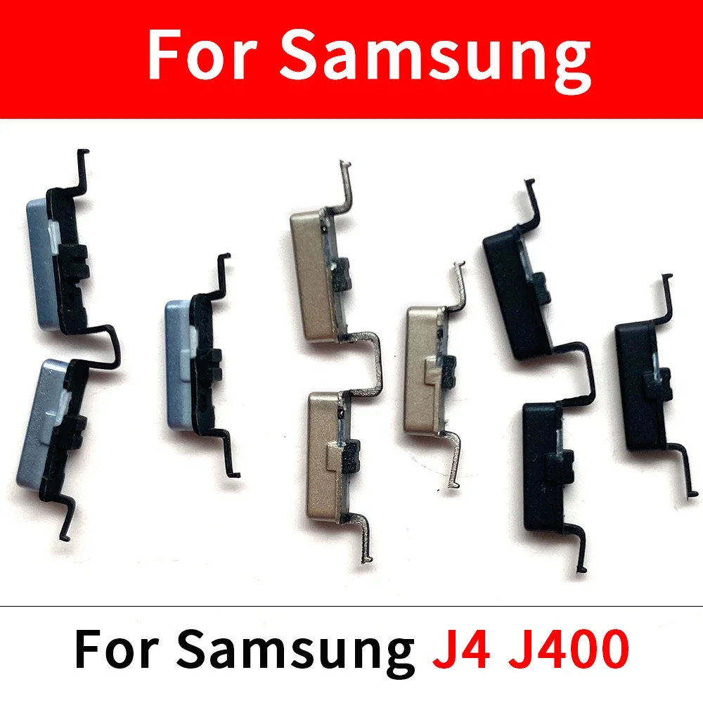 60Pcs,NEW Power Button Key + Volume Side Button Keys Replacement Parts For Samsung J2 Core J4 J400 J6 Plus J5 J7 Prime