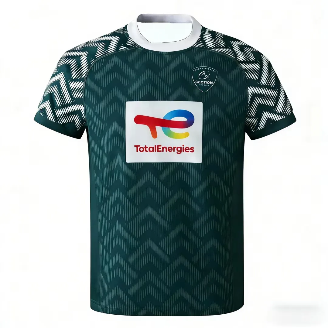 2026 Section Paloise MAILLOT ENTRAINEMENT Rugby Jersey Training Kit Sports Men's Children's Clothing Y2k Woman Family Kids Tees