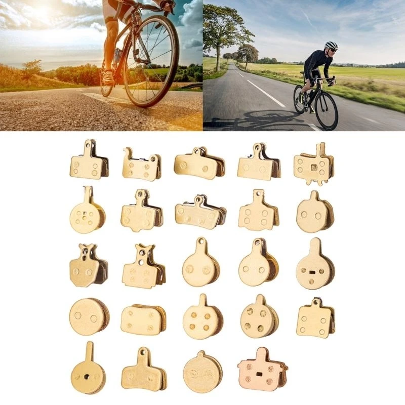 2pcs جودة Coppers Bicycles Brake Pad Mountain Bike Hydraulic Dist Disc #2