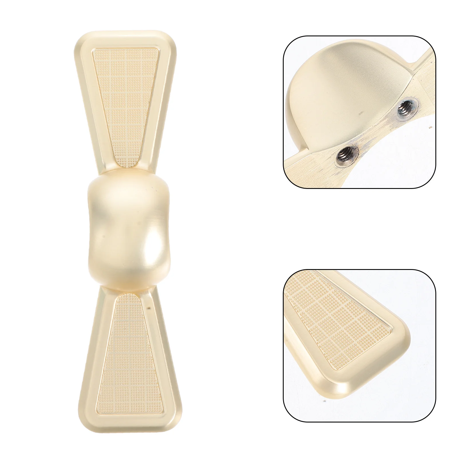 

Home Decor Handle Bow Door Knobs for Dresser Pulls Dressing Table Bathroom Golden Handles